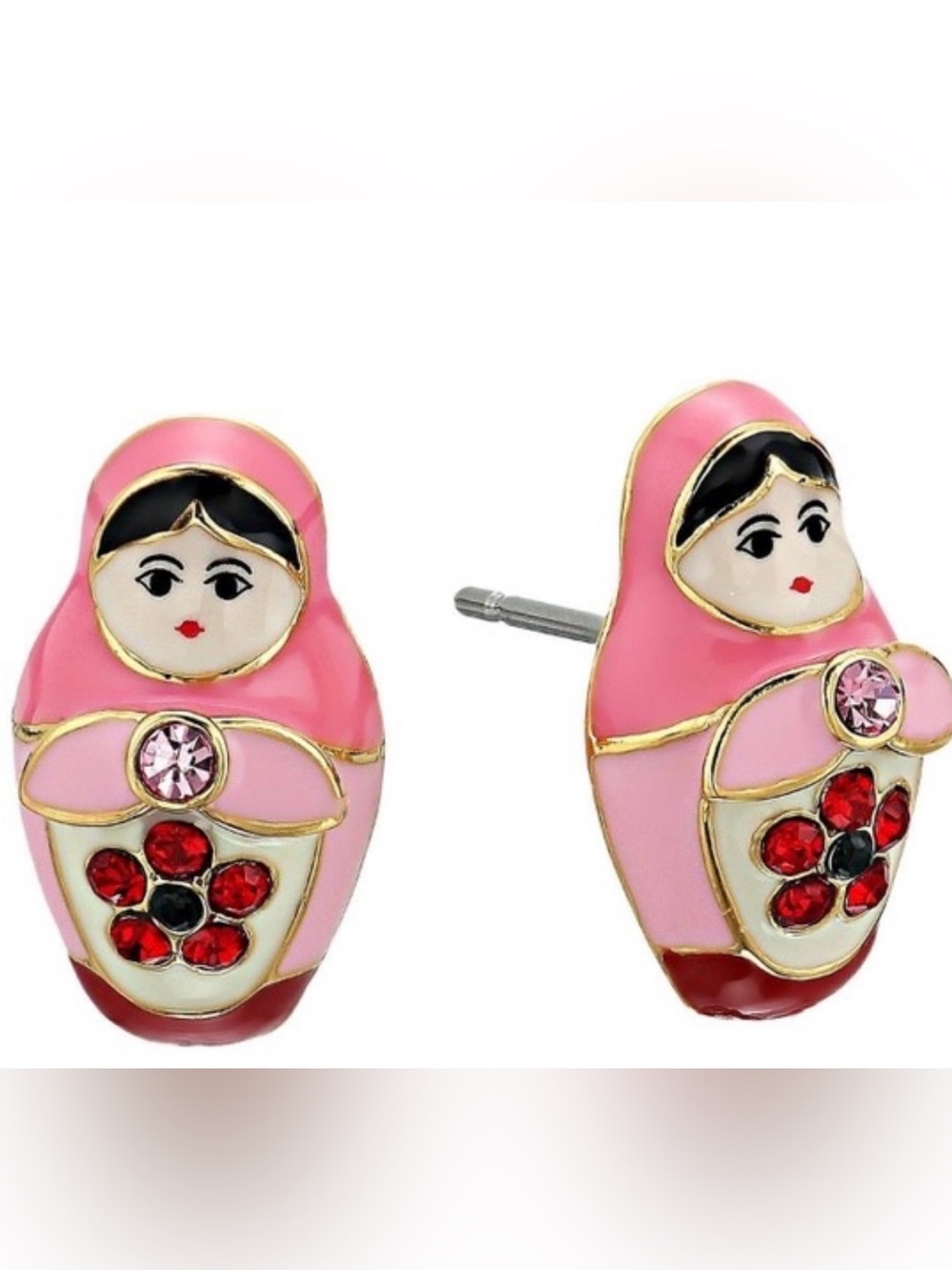 Kate Spade Russian doll earrings * retired and rare*
